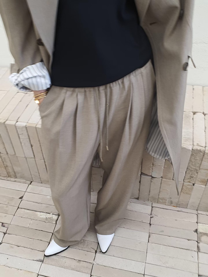 GENTLE B/LOVENTINA東大門實拍韓國女士新品熱賣休閑褲綁帶GENTLE B/LOVENTINA休閑褲
