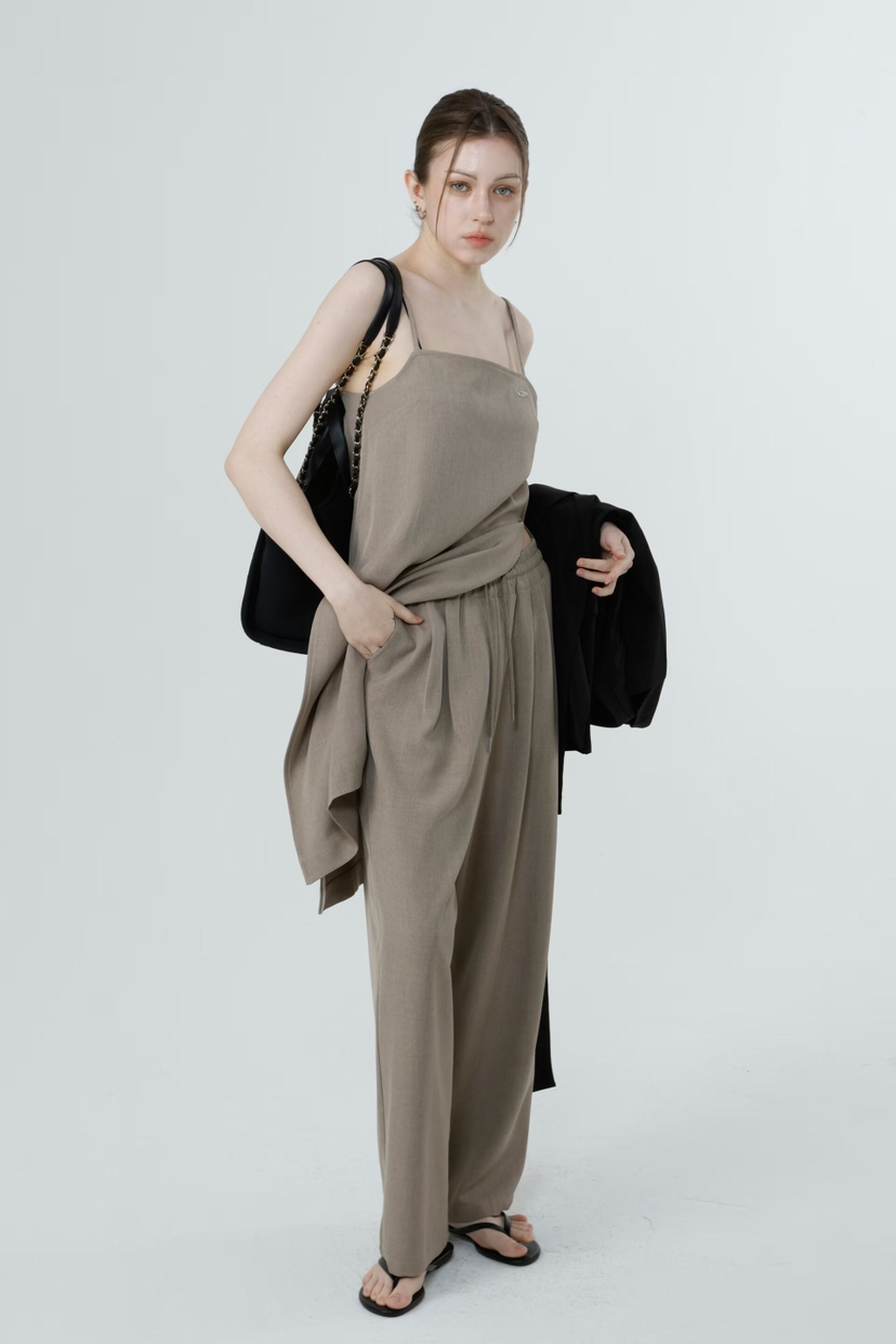 GENTLE B/LOVENTINA東大門實拍韓國女士新品熱賣休閑褲綁帶GENTLE B/LOVENTINA休閑褲
