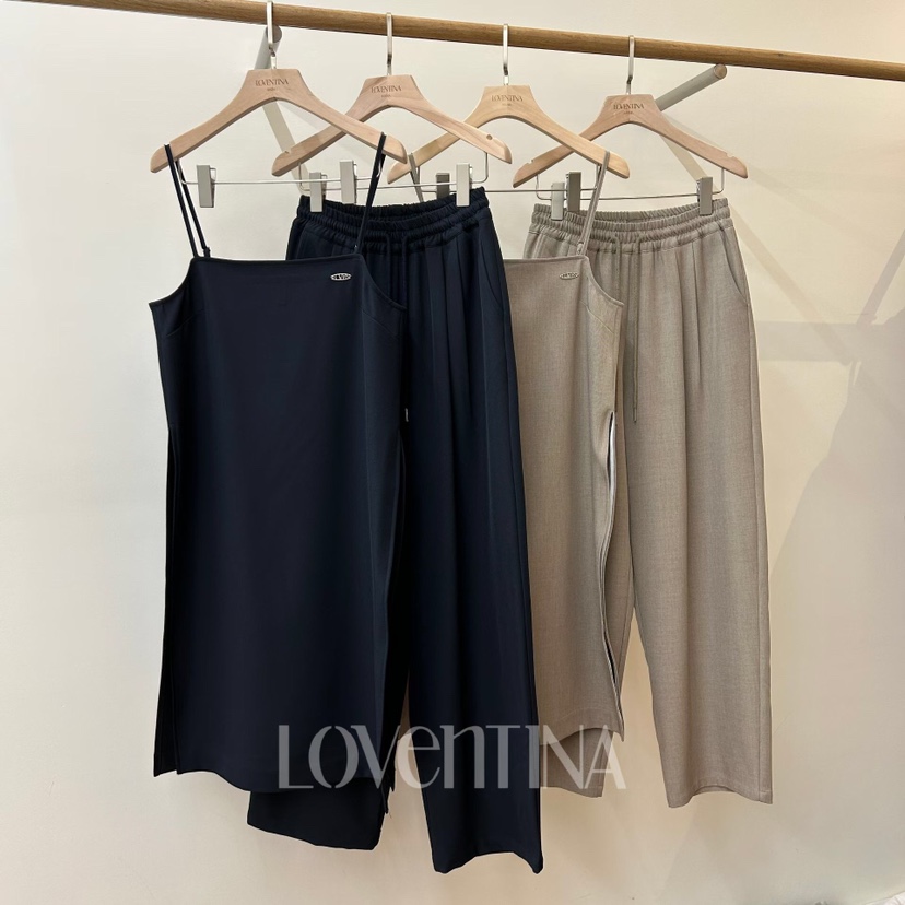 GENTLE B/LOVENTINA東大門實拍韓國女士新品熱賣休閑褲綁帶GENTLE B/LOVENTINA休閑褲