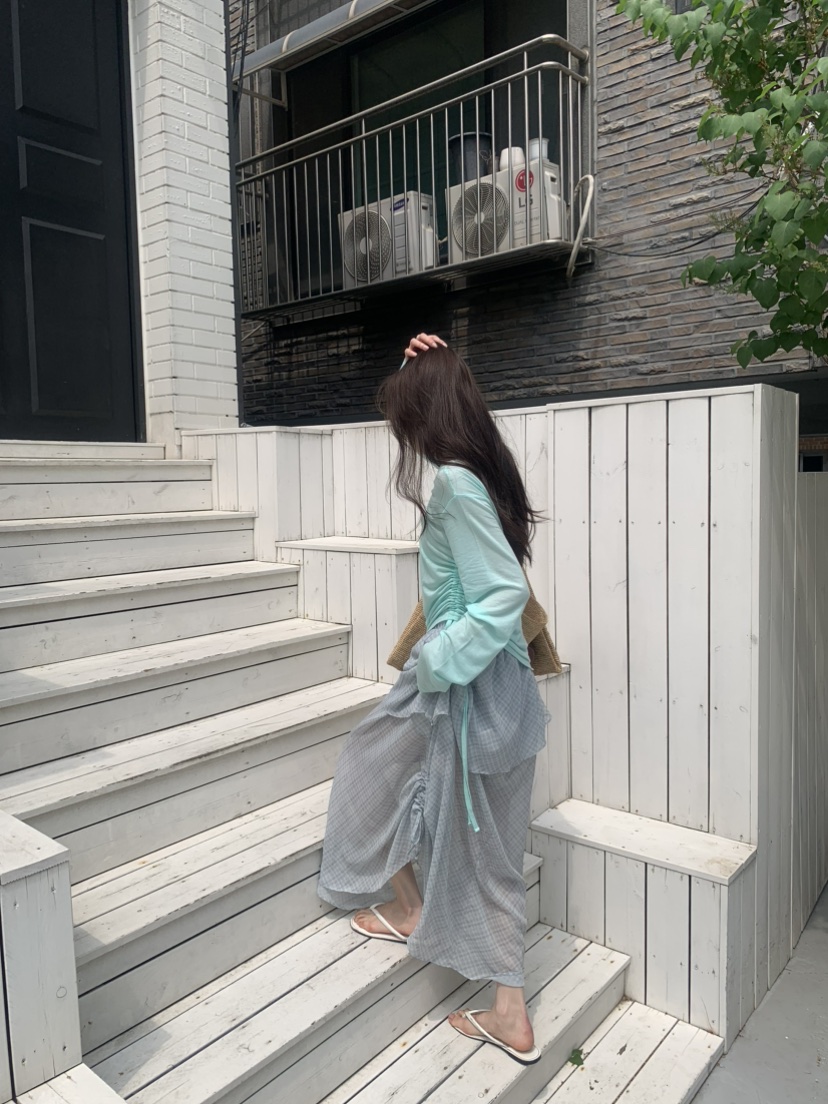 LE AVE韓國東大門代購女裝新款職業推薦26春夏休閑長袖T恤LE AVE長袖T恤
