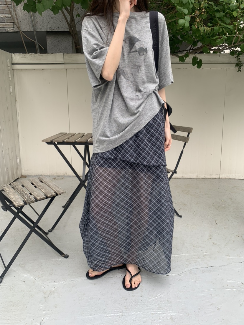 LE AVE韓國代購女裝新品熱賣人氣26夏季26春夏長裙雪紡長款LE AVE長裙