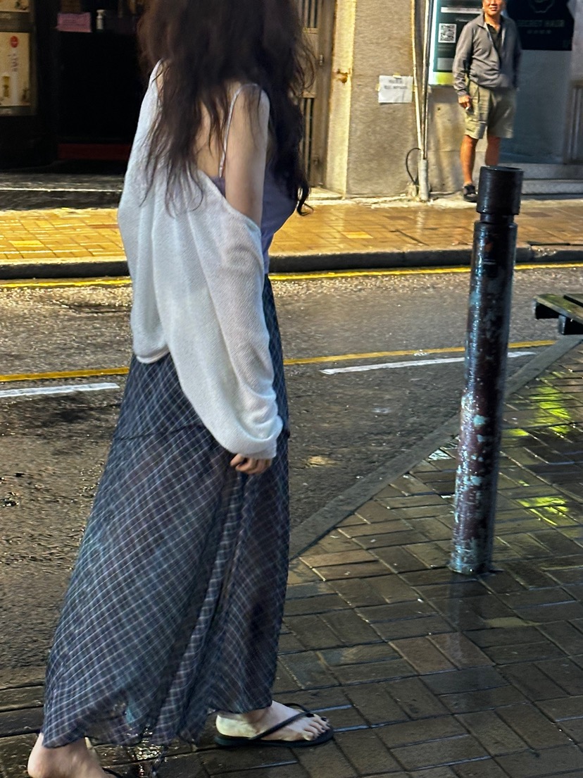 LE AVE韓國代購女裝新品熱賣人氣26夏季26春夏長裙雪紡長款LE AVE長裙