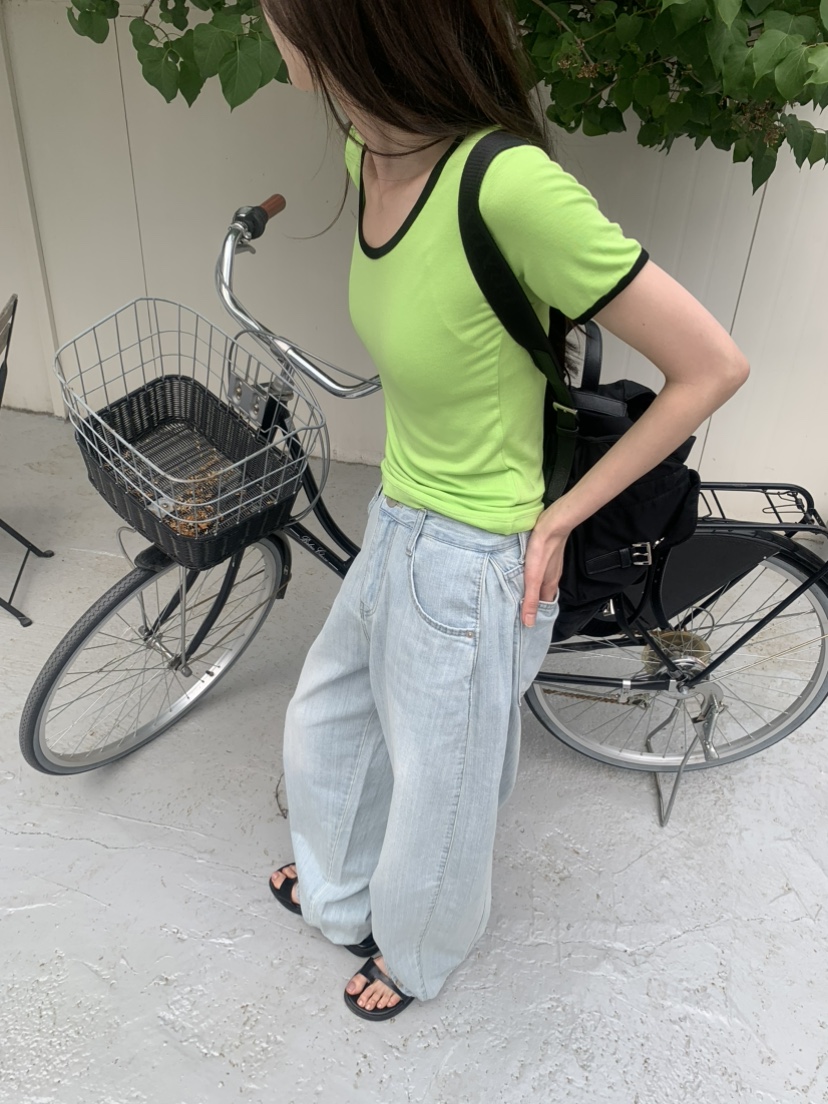 LE AVE東大門實拍韓國女裝新品26春夏職業時尚26夏季T恤LE AVET恤