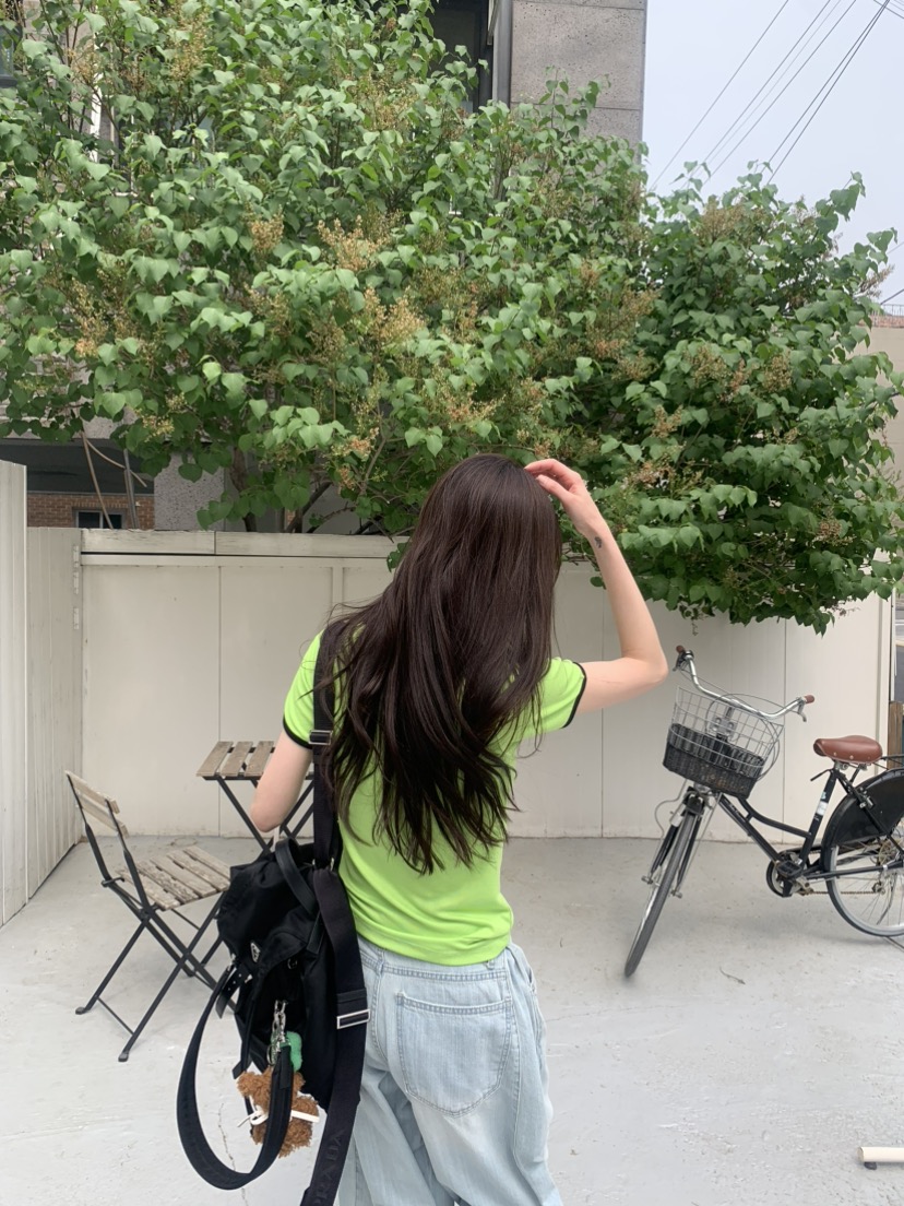 LE AVE東大門實拍韓國女裝新品26春夏職業時尚26夏季T恤LE AVET恤