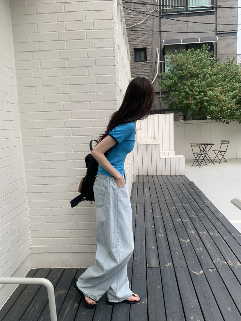 LE AVE東大門實拍韓國女裝新品26春夏職業時尚26夏季T恤LE AVET恤