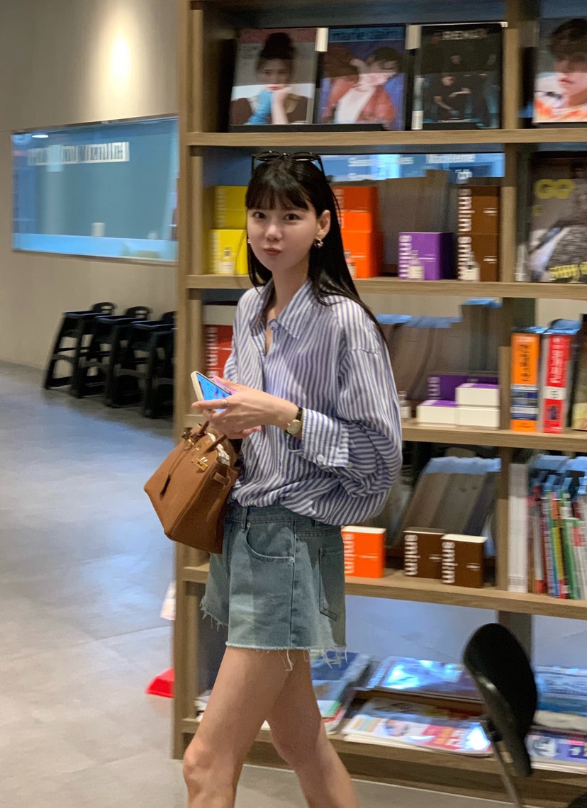 COURGETTE韓國東大門直郵女裝新款26春夏人氣休閑襯衫蕾絲衫COURGETTE襯衫/蕾絲衫