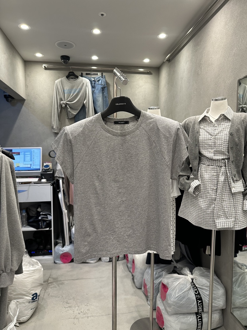 CELEBRITY-A韓國直郵實拍女士新品熱賣時尚人氣休閑T恤絲綢CELEBRITY-AT恤圖色3