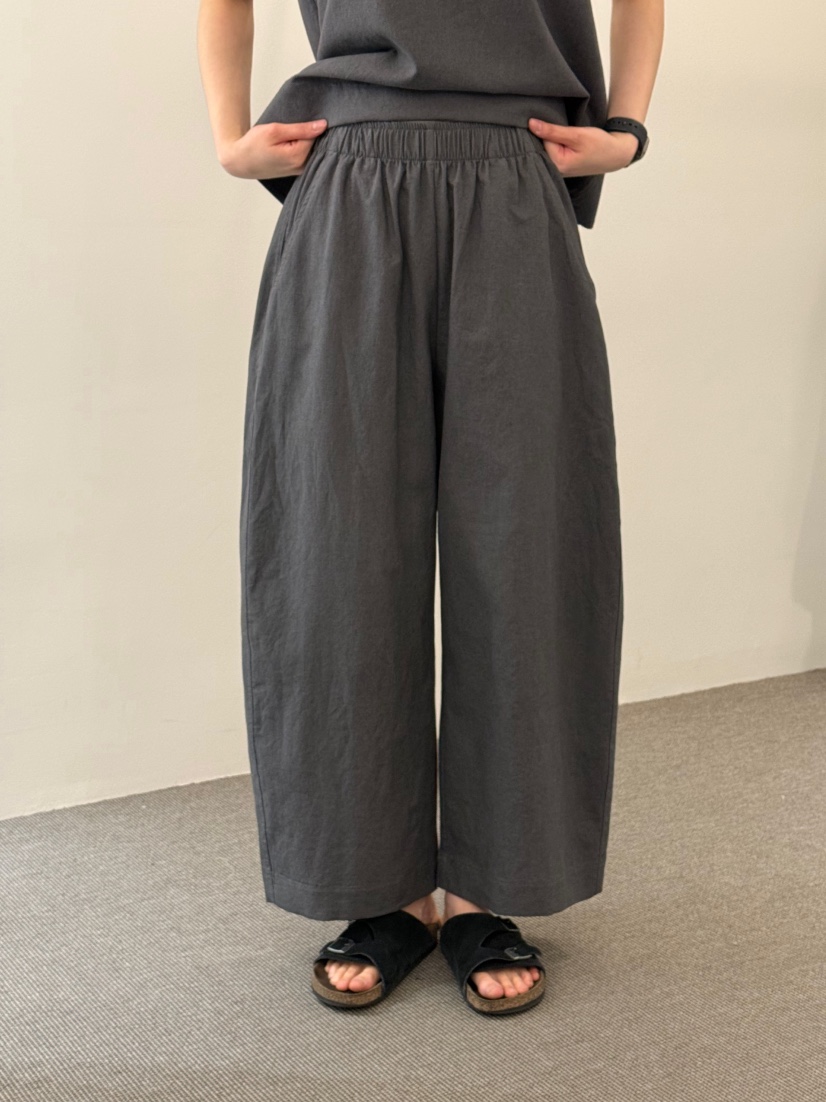 MONE-A韓國東大門直郵女裝新品時尚休閑26春夏休閑褲亞麻MONE-A休閑褲圖色3