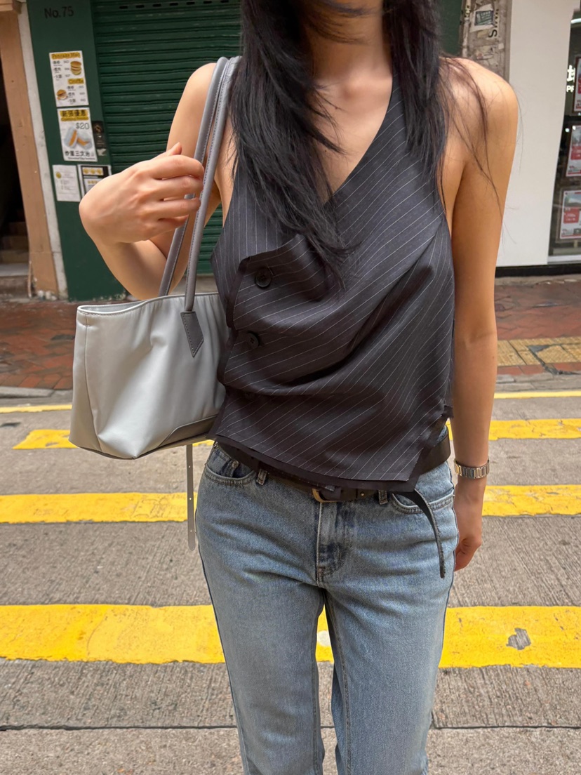FOR TAPE東大門實拍韓國女裝新款26夏季熱賣職業吊帶背心FOR TAPE吊帶/背心