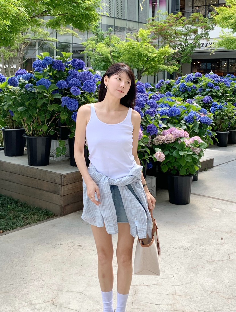 COURGETTE韓國直郵實拍女裝新款26夏季職業推薦熱賣吊帶背心COURGETTE吊帶/背心