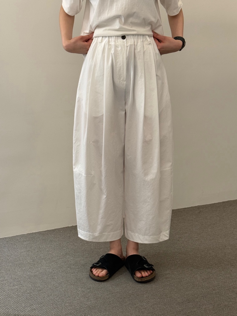 MONE-A韓國東大門直郵女士新款推薦26夏季休閑休閑褲褶皺MONE-A休閑褲圖色2