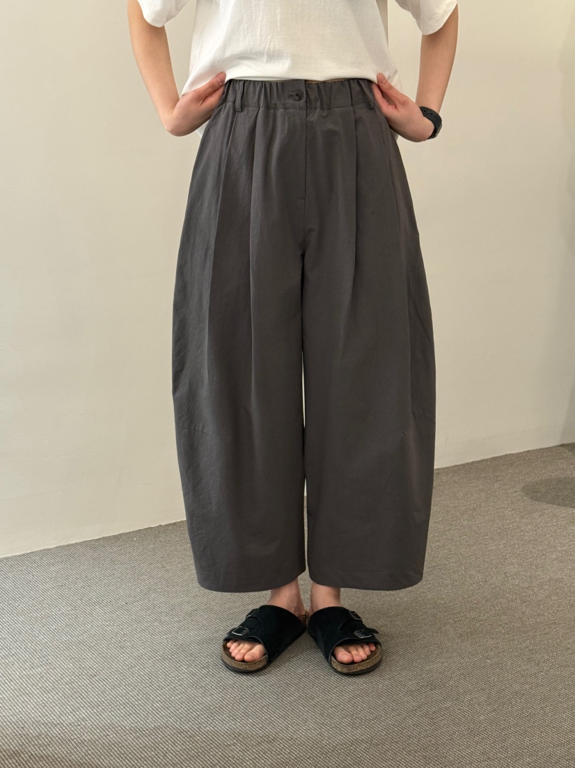 MONE-A韓國東大門直郵女士新款推薦26夏季休閑休閑褲褶皺MONE-A休閑褲圖色4