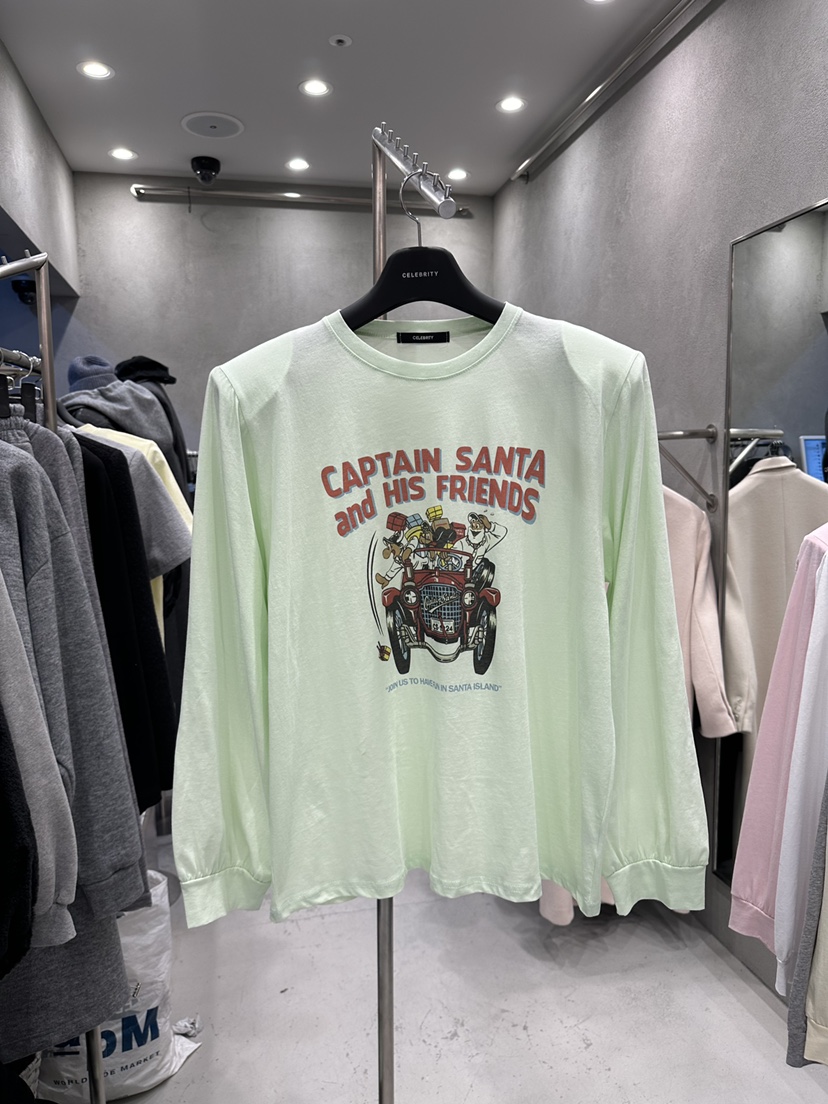 CELEBRITY-A韓國直郵實拍女裝新品26夏季職業人氣長袖T恤CELEBRITY-A長袖T恤圖色3