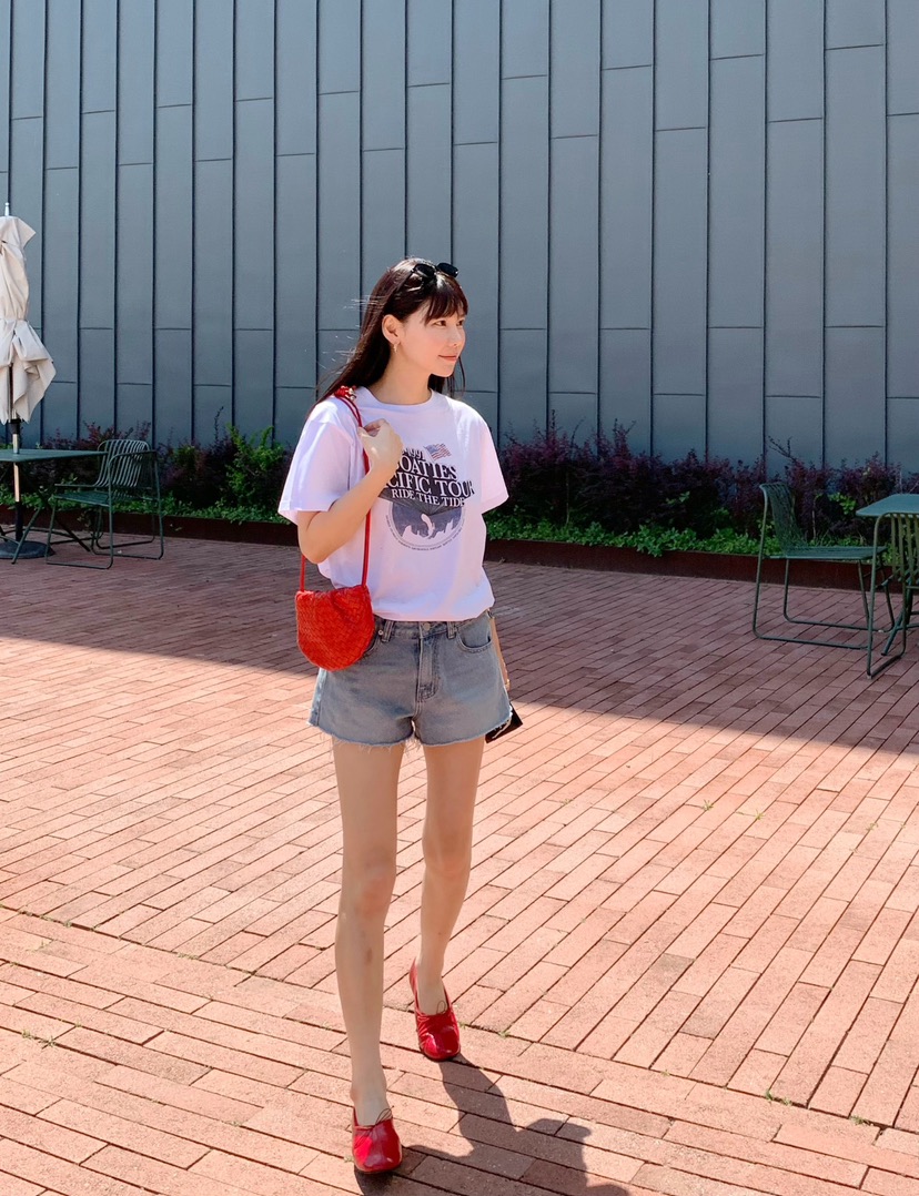 COURGETTE韓國直郵實拍女裝新品26夏季推薦26春夏時尚T恤COURGETTET恤