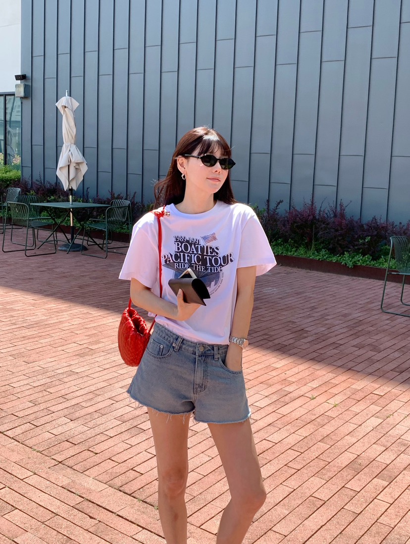 COURGETTE韓國直郵實拍女裝新品26夏季推薦26春夏時尚T恤COURGETTET恤