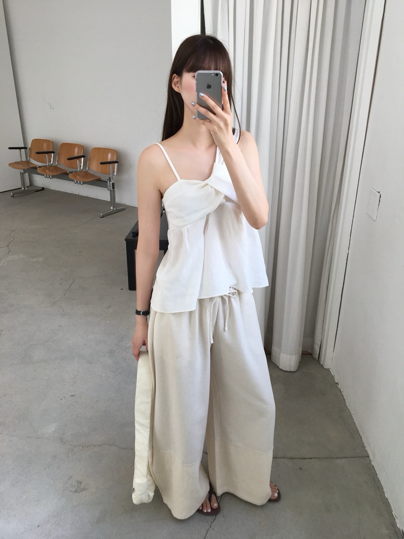 LEGACY韓國直郵女裝新品職業休閑時尚26夏季吊帶背心亞麻LEGACY吊帶/背心