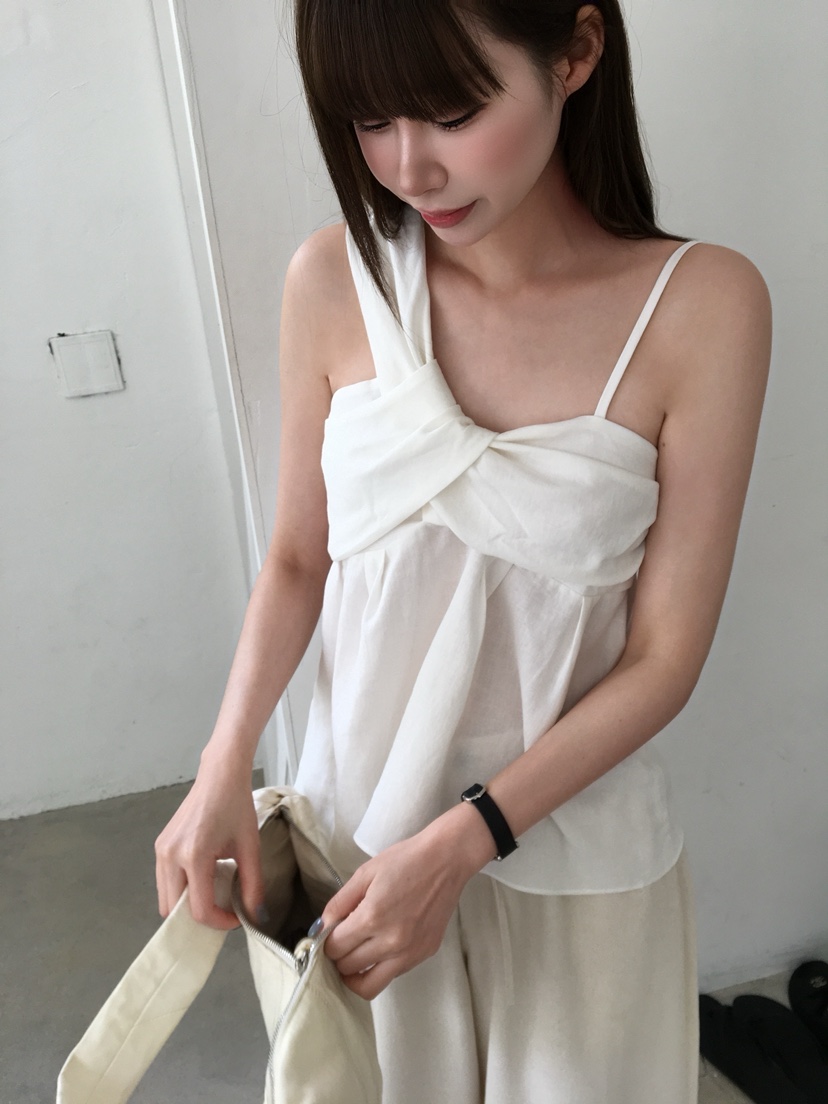 LEGACY韓國直郵女裝新品職業休閑時尚26夏季吊帶背心亞麻LEGACY吊帶/背心