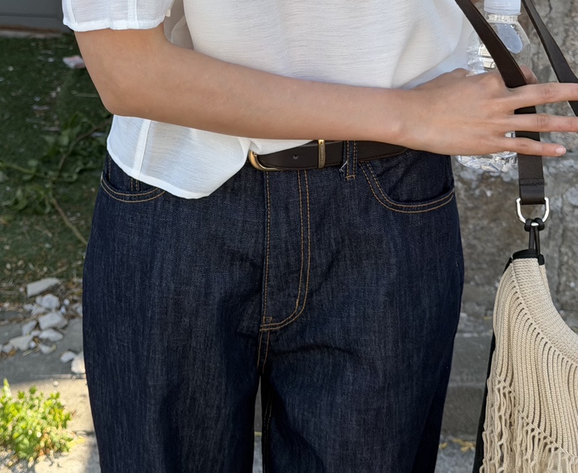 AMY GRACE-A韓國直郵女士新品26春夏時尚熱賣牛仔褲不褪色AMY GRACE-A牛仔褲