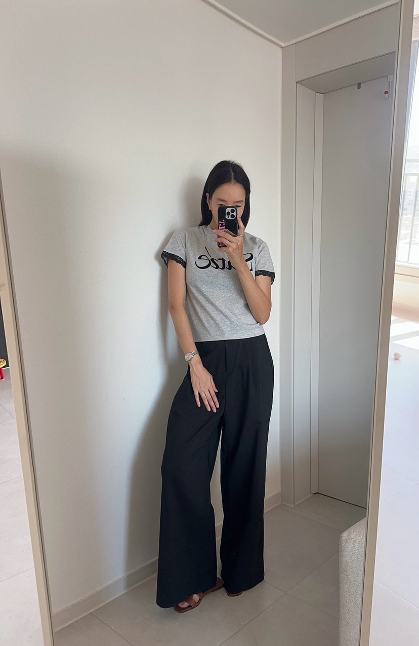 SOUIT韓國代購女裝新款推薦26夏季時尚26春夏職業人氣T恤SOUIT by mabel-LT恤