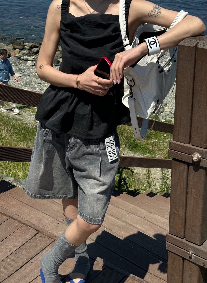 ZEROZERO韓國東大門代購女裝新款職業26春夏26夏季休閑短褲ZEROZERO短褲