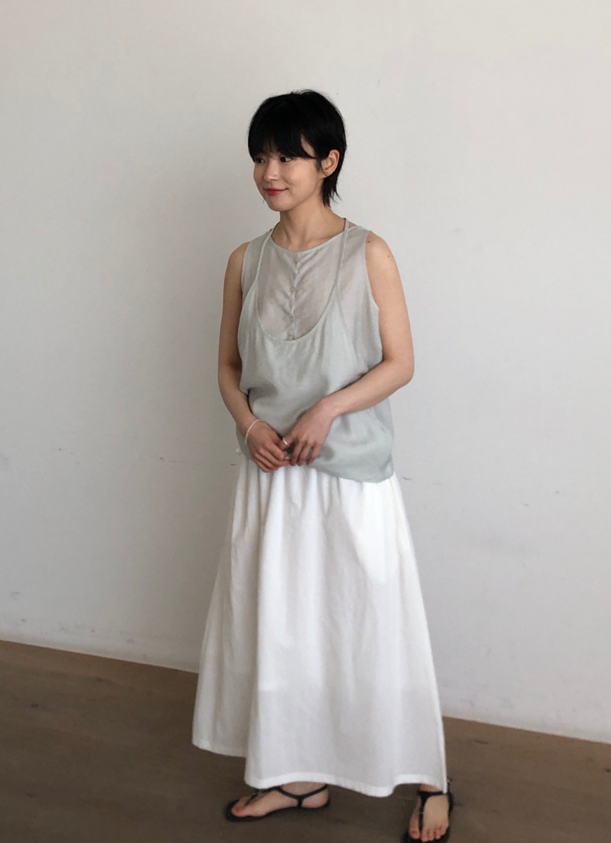 THE EYL韓國代購女裝新款推薦時尚26春夏26夏季熱賣長裙THE EYL長裙
