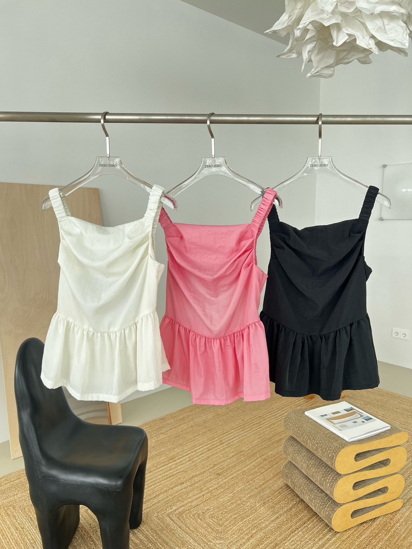 ZEROZERO韓國東大門代購女士新款熱賣26夏季吊帶背心開衩ZEROZERO吊帶/背心