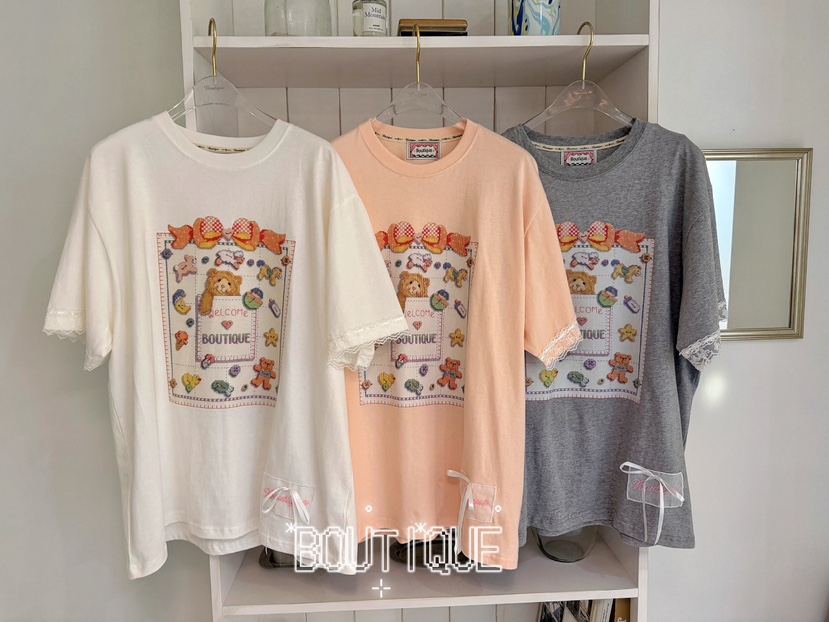 BOUTIQUE-L韓國東大門直郵女裝新款時尚26夏季職業人氣T恤BOUTIQUE-LT恤