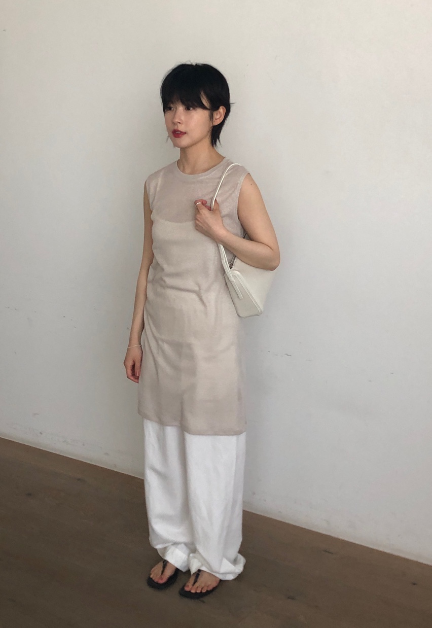 THE EYL韓國直郵女士新款熱賣推薦26夏季時尚吊帶背心透明THE EYL吊帶/背心
