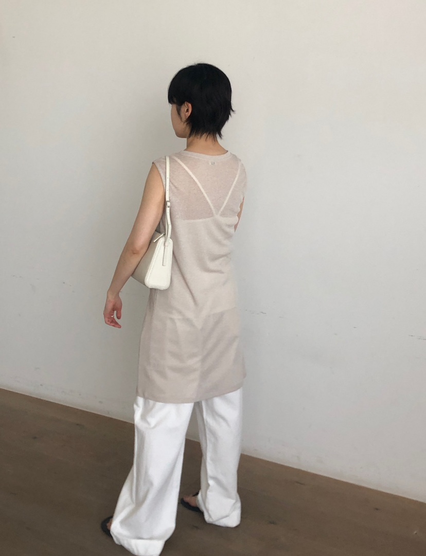 THE EYL韓國直郵女士新款熱賣推薦26夏季時尚吊帶背心透明THE EYL吊帶/背心