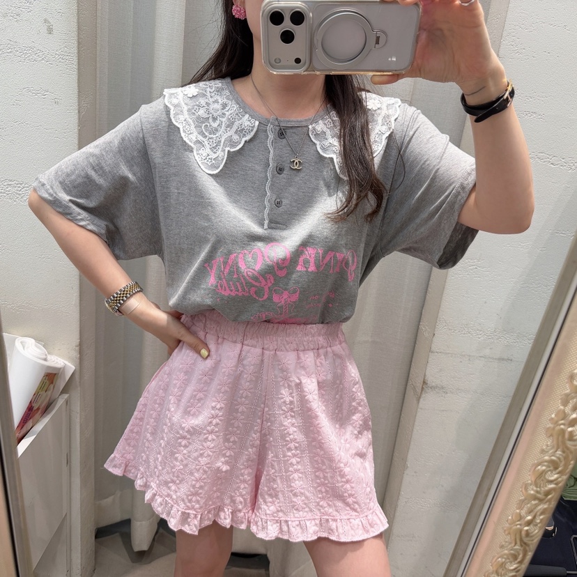 LOVABLE東大門實拍韓國女裝新品職業26春夏熱賣26夏季T恤LOVABLET恤