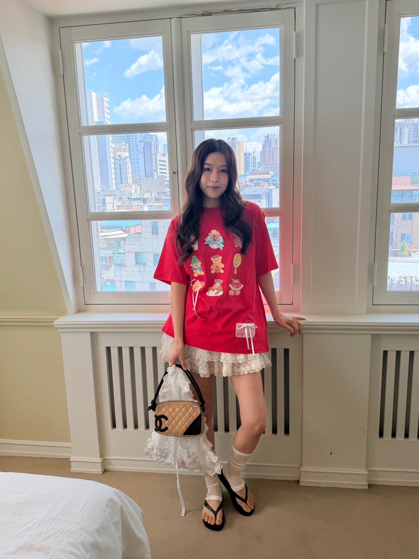 BOUTIQUE-L東大門實拍韓國女士新品熱賣推薦人氣26夏季T恤BOUTIQUE-LT恤