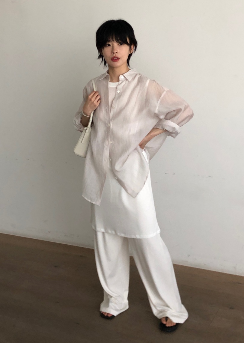 THE EYL韓國東大門直郵女裝新款推薦職業26春夏襯衫蕾絲衫THE EYL襯衫/蕾絲衫