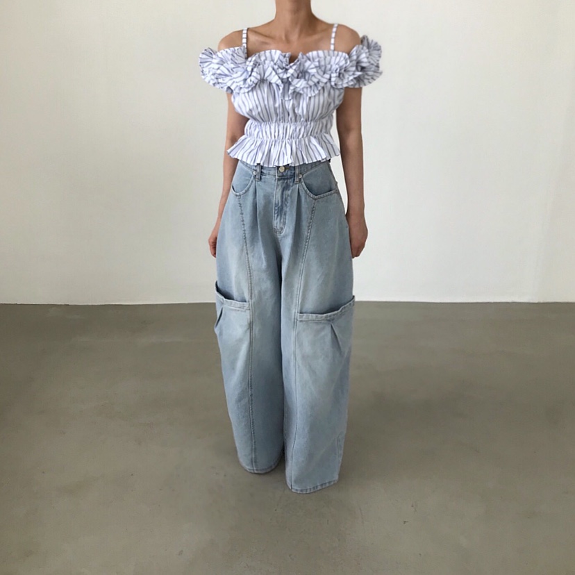 2TWO MOON韓國直郵女裝新款推薦休閑26夏季26春夏襯衫蕾絲衫2TWO MOON襯衫/蕾絲衫圖色3