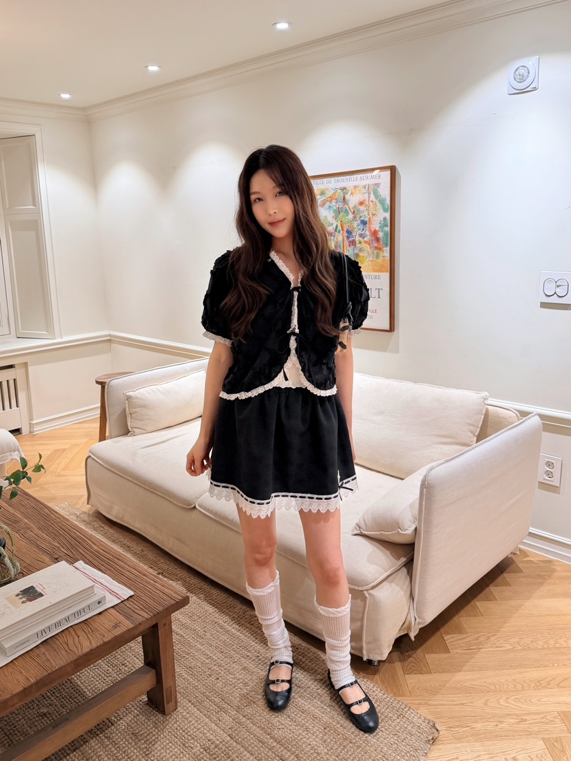 BOUTIQUE-L韓國直郵女裝新品職業休閑熱賣26春夏時尚短裙BOUTIQUE-L短裙