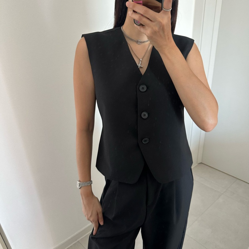 SOUIT韓國直郵女裝新品熱賣休閑人氣時尚推薦26夏季26春夏馬甲SOUIT by mabel-L馬甲