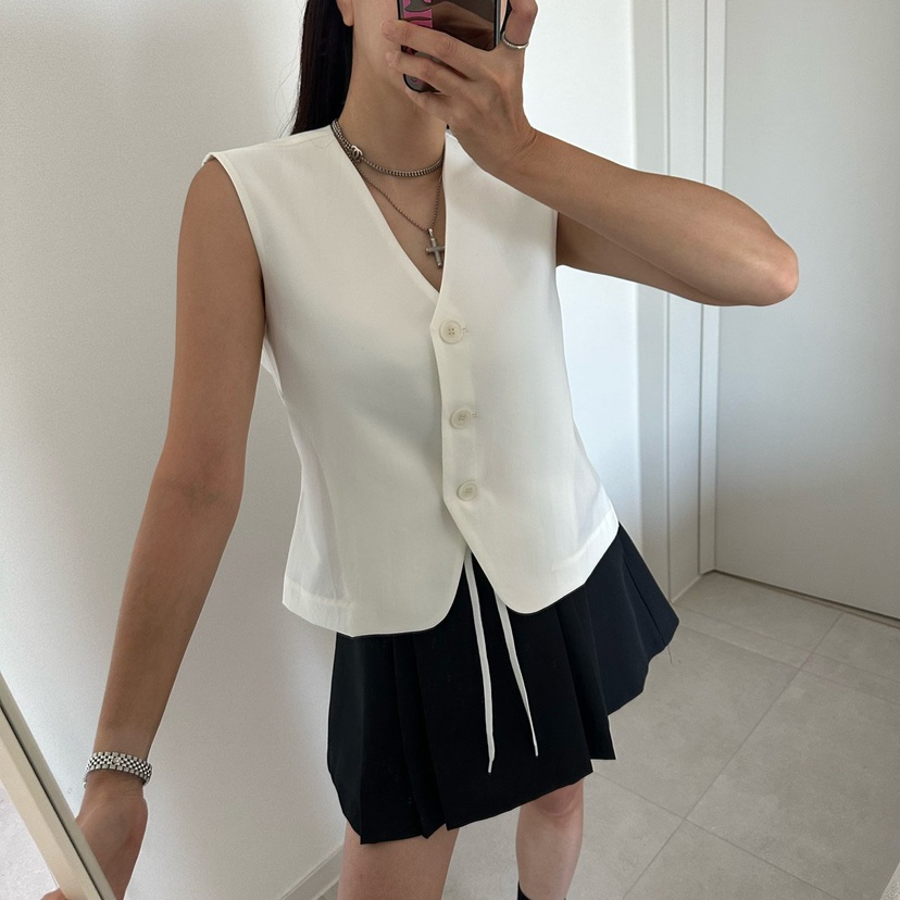SOUIT韓國直郵女裝新品熱賣休閑人氣時尚推薦26夏季26春夏馬甲SOUIT by mabel-L馬甲