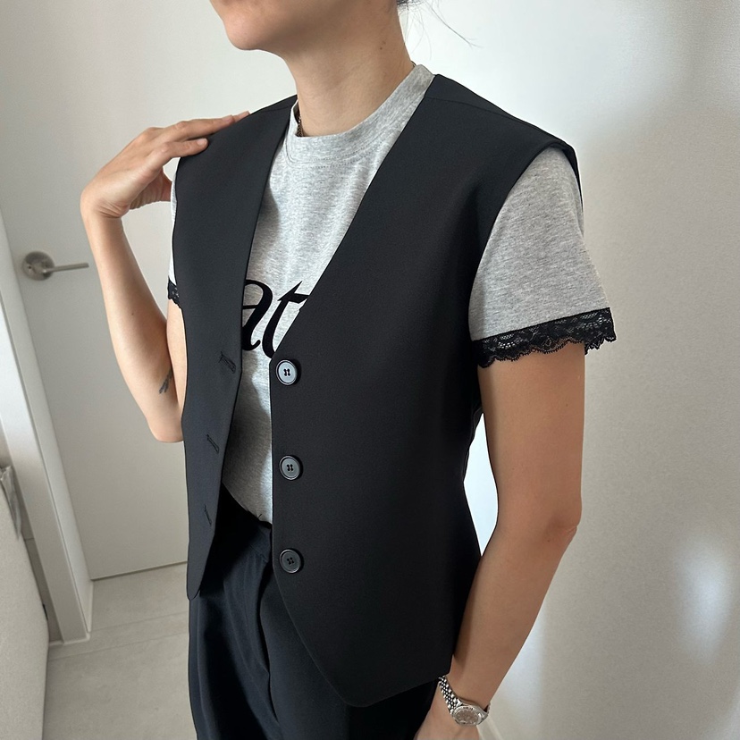 SOUIT韓國直郵女裝新品熱賣休閑人氣時尚推薦26夏季26春夏馬甲SOUIT by mabel-L馬甲
