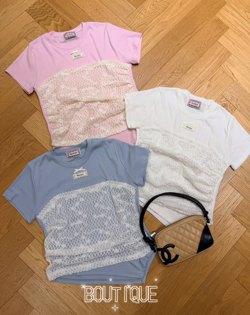 BOUTIQUE-L韓國直郵女士新款人氣時尚推薦26春夏休閑T恤BOUTIQUE-LT恤
