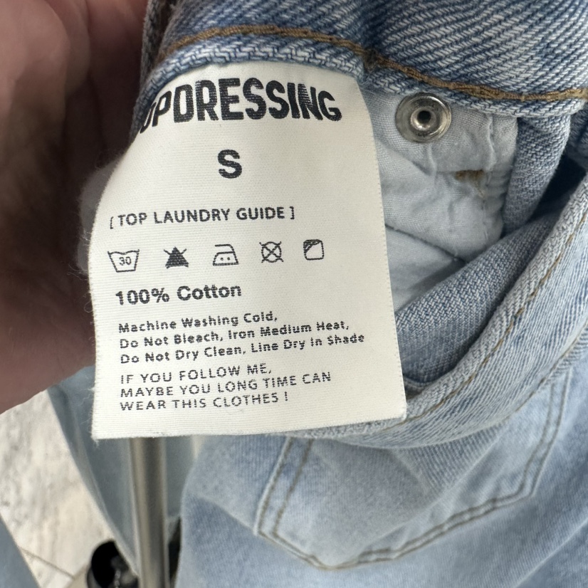 TOPDRESSING韓國代購女士新款休閑人氣26春夏職業牛仔褲復古TOPDRESSING牛仔褲