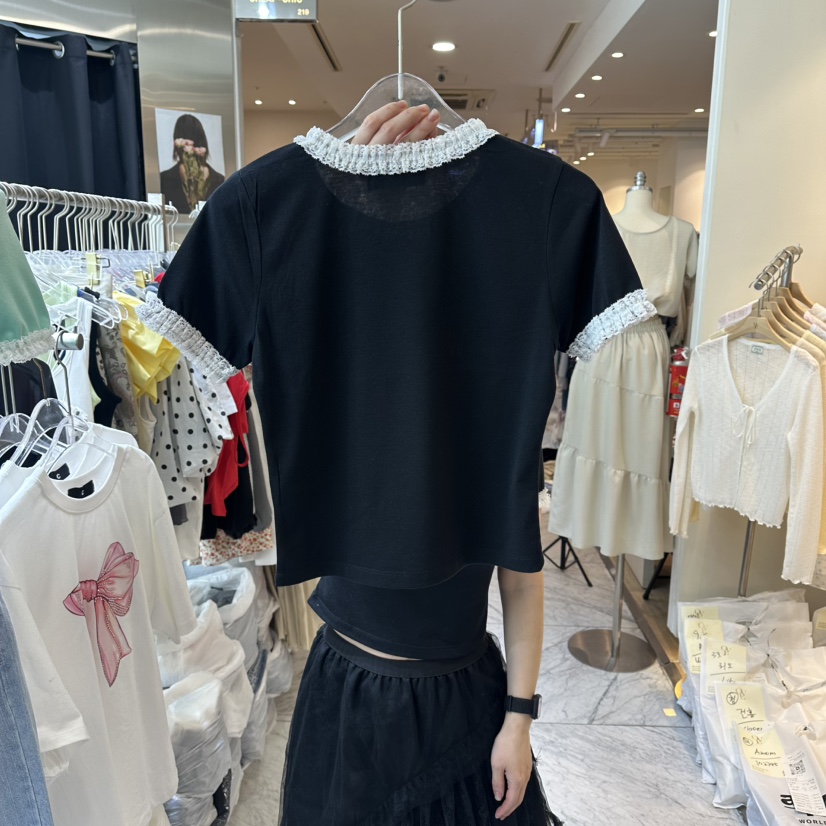 CHEAP-CHIC韓國東大門直郵女士新款熱賣時尚26春夏休閑T恤CHEAP-CHIC/CHARLES THE SECONDT恤