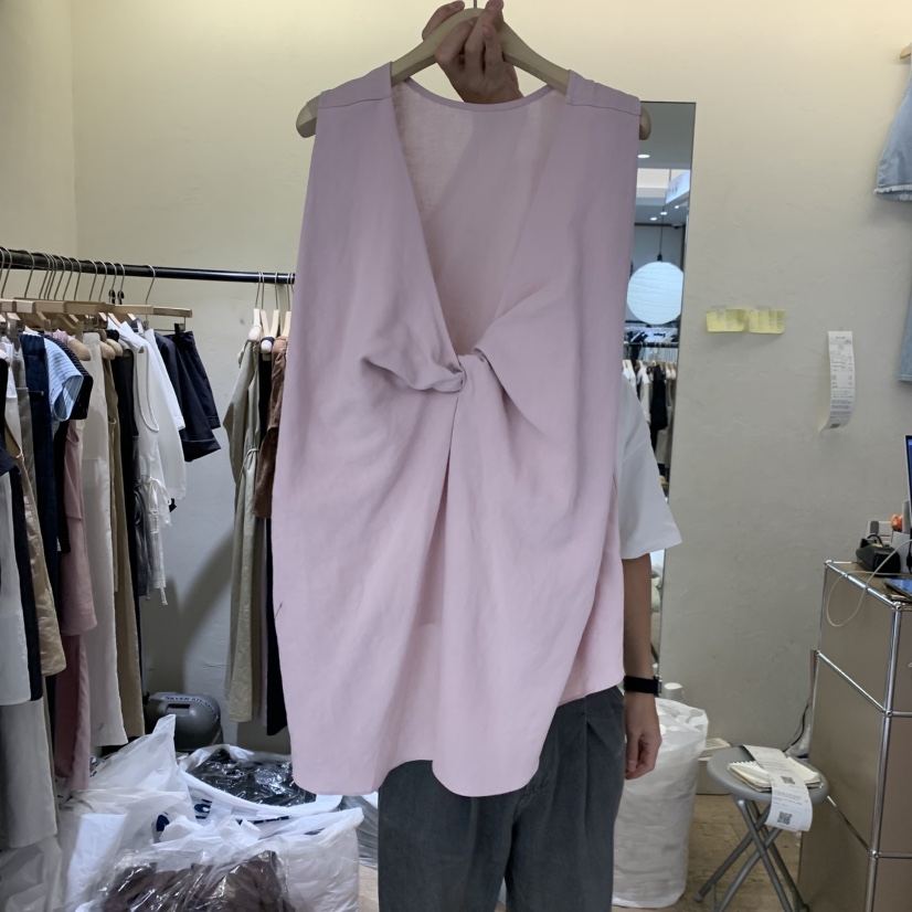 W AND J韓國東大門直郵女士新款26夏季熱賣職業吊帶背心W AND J吊帶/背心