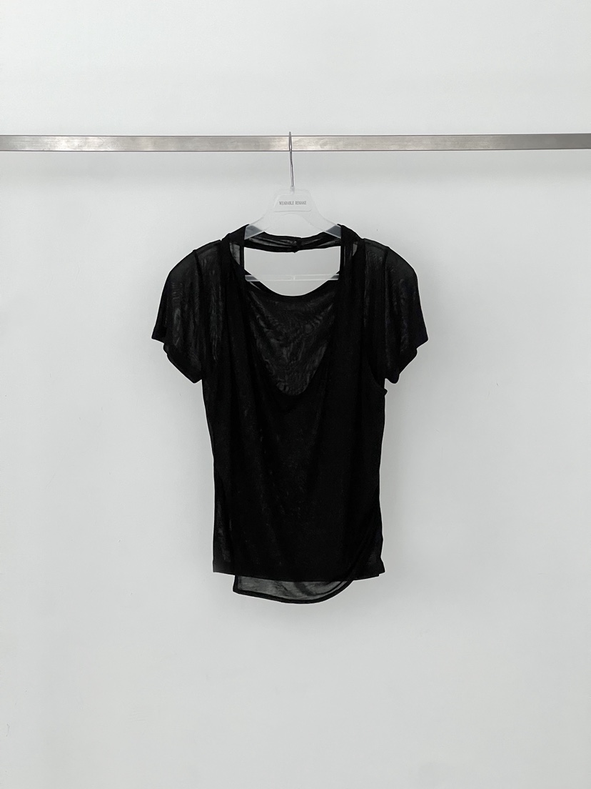WEARABLE-L東大門實拍韓國女士新款時尚職業襯衫蕾絲衫柔軟WEARABLE襯衫/蕾絲衫圖色3