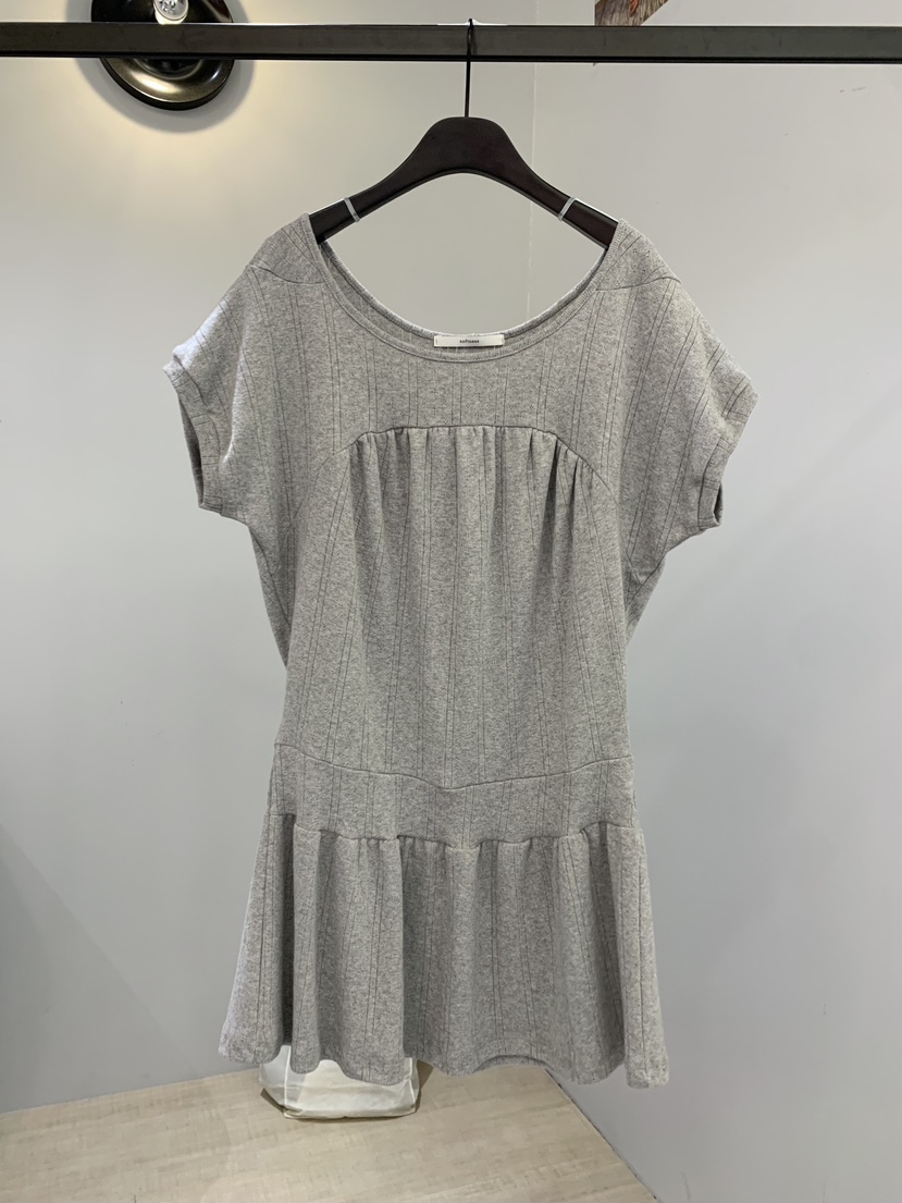 SOFTNESS韓國直郵女士新品休閑時尚26春夏熱賣26夏季連衣裙棉Softness/Cosmic連衣裙圖色2