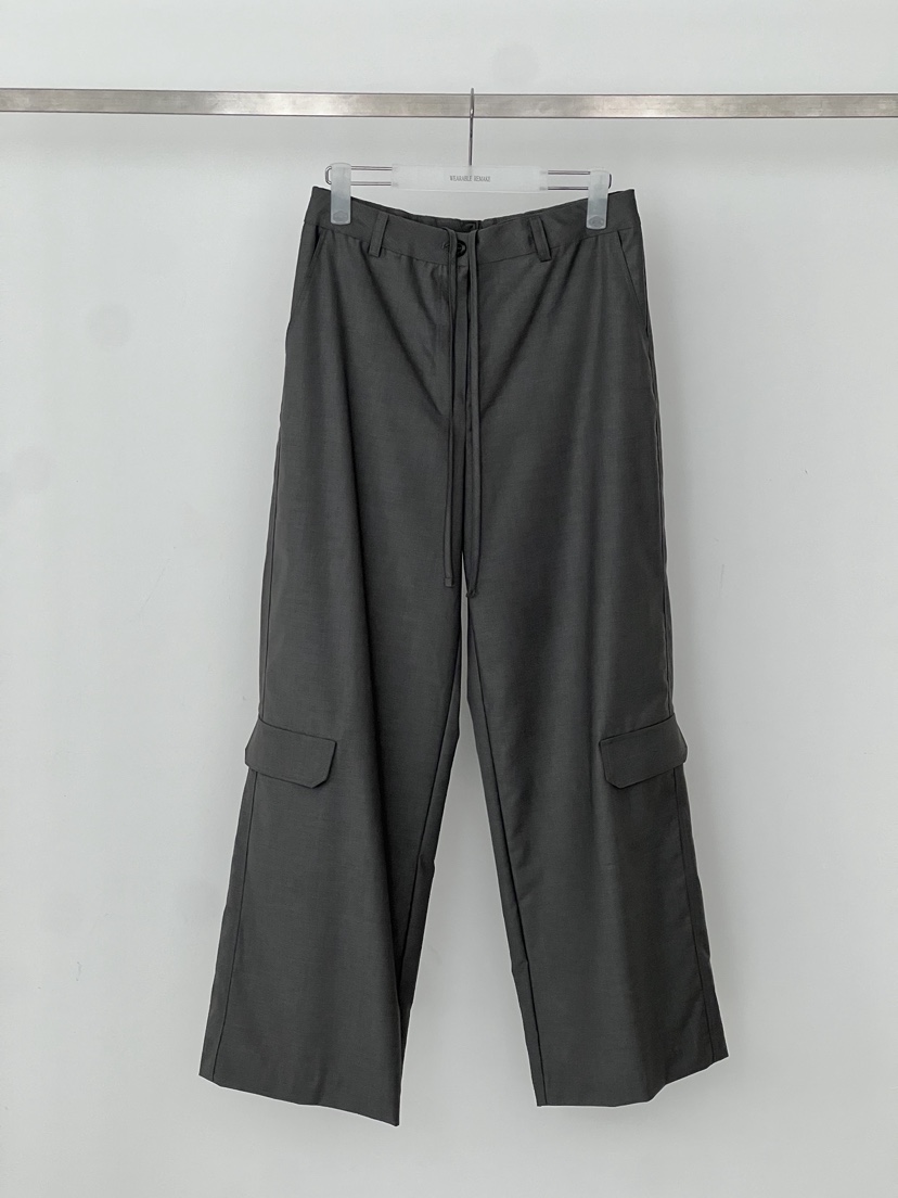 WEARABLE-L韓國東大門代購女裝新品推薦熱賣人氣休閑褲寬松WEARABLE休閑褲圖色1灰色