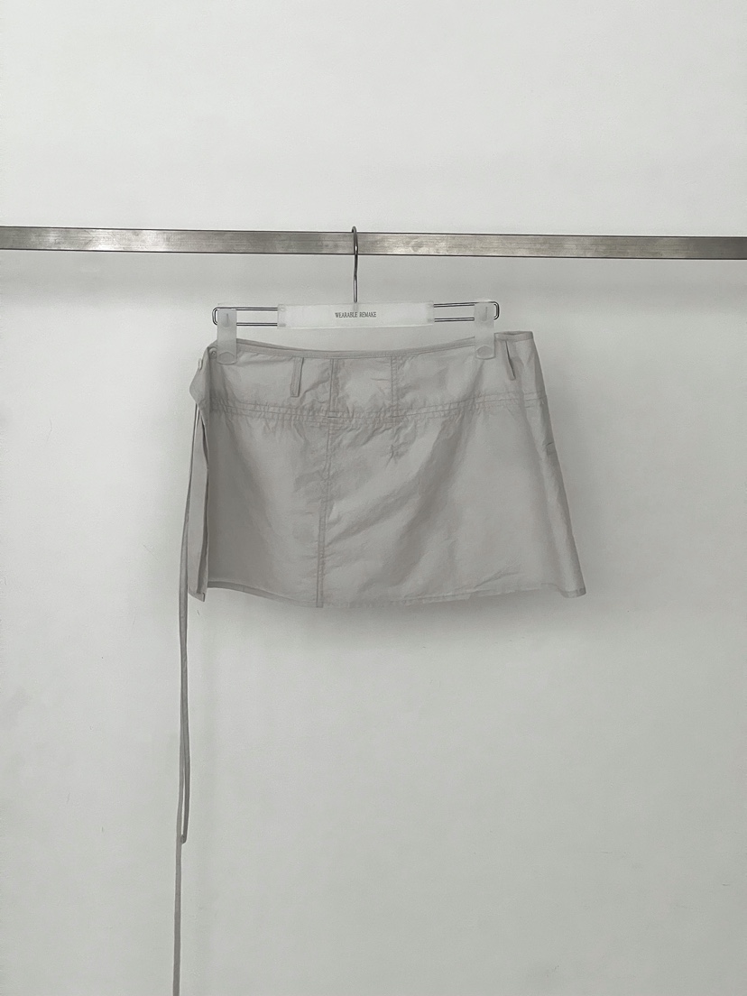 WEARABLE-L韓國直郵女士新款26春夏推薦26夏季短裙裹身裙WEARABLE短裙圖色1