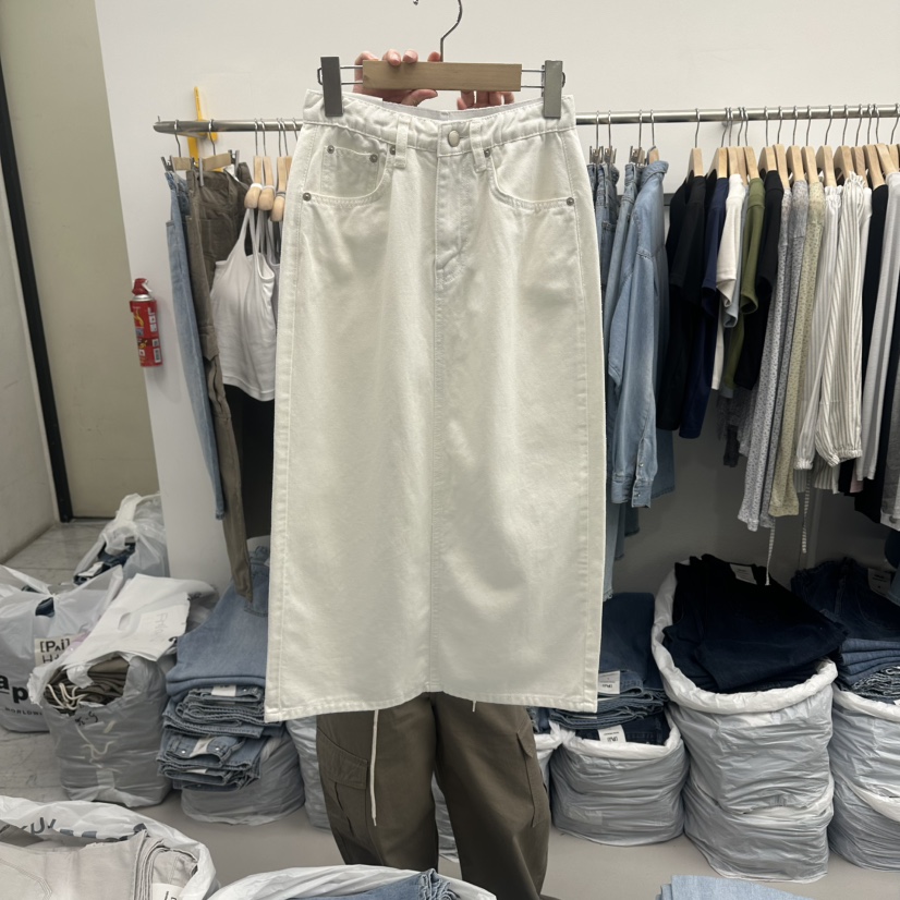 PAI韓國直郵實拍女裝新品人氣26春夏職業熱賣時尚休閑長裙[PΛi]_PAi長裙圖色1