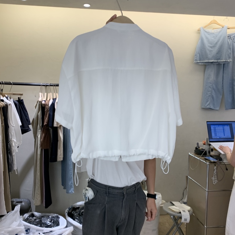 W AND J韓國直郵實拍女裝新款26夏季時尚熱賣職業人氣夾克W AND J夾克