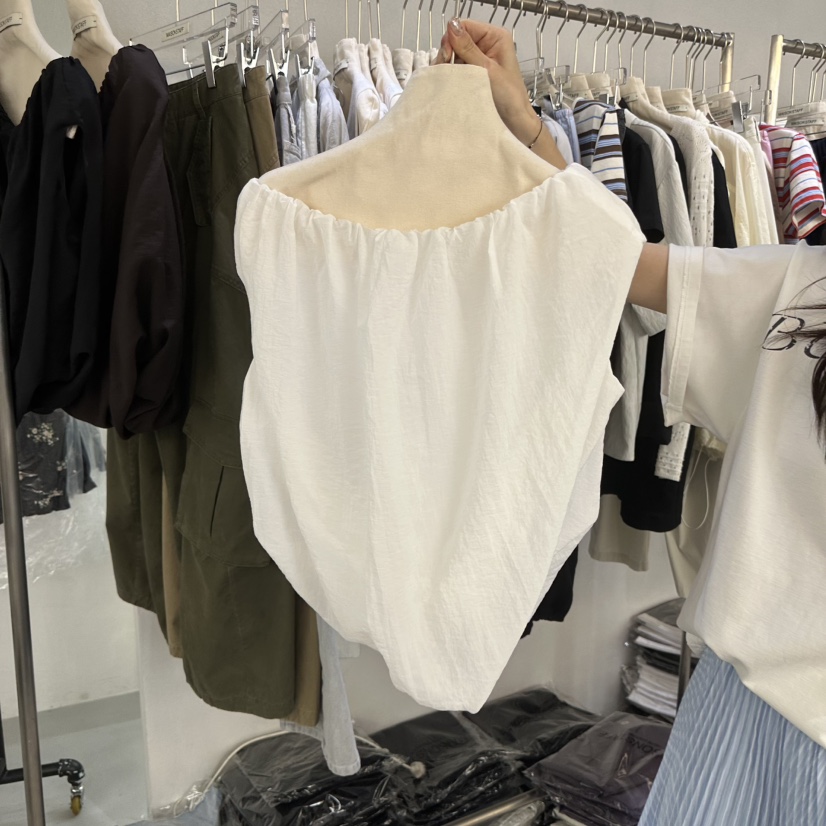 DOUBLE STANDARD/LE SMOKING/MAISONSTAFF韓國代購女士新品26春夏襯衫蕾絲衫MAISONSTAFF襯衫/蕾絲衫