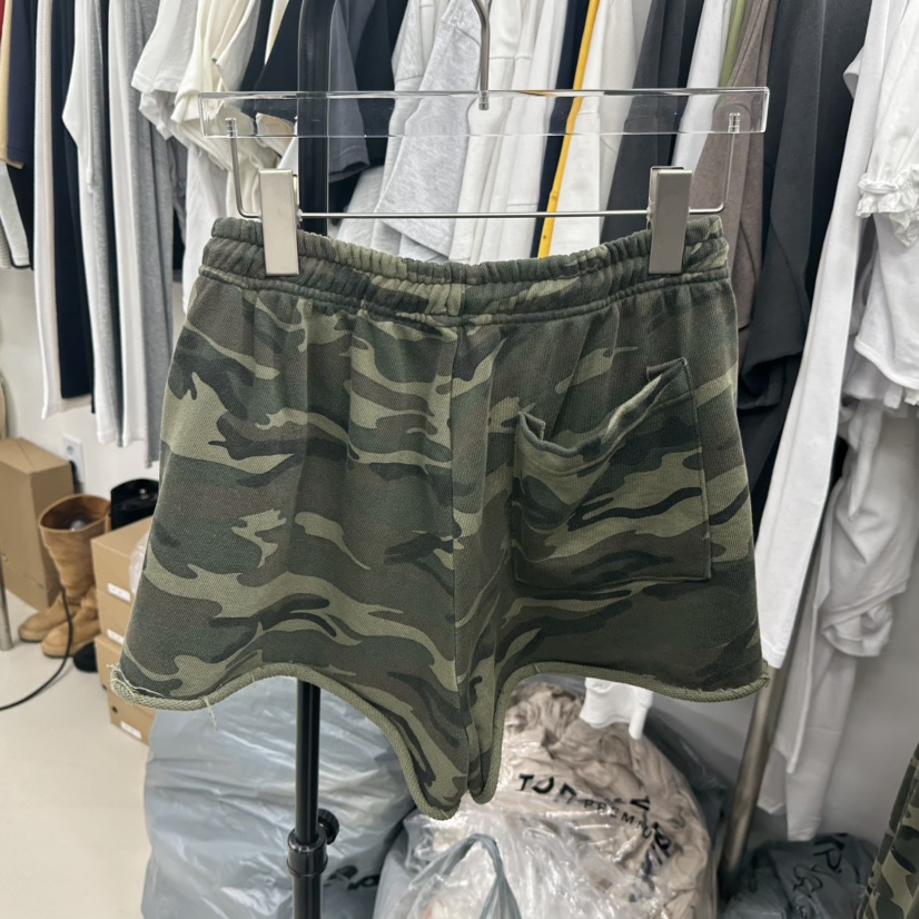TOPDRESSING韓國直郵女裝新款職業推薦休閑26春夏短褲迷彩TOPDRESSING短褲