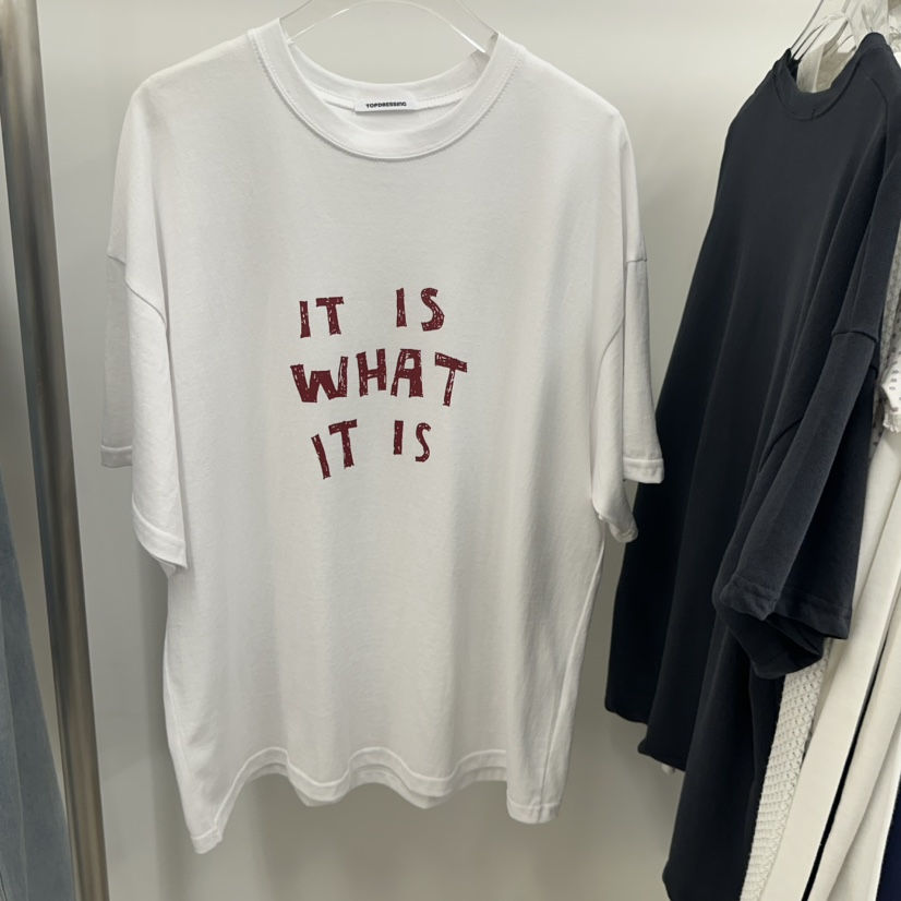 TOPDRESSING韓國東大門直郵女士新品26夏季休閑熱賣時尚T恤TOPDRESSINGT恤圖色2